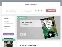 Tablet Screenshot of cansettutuncuoglu.com